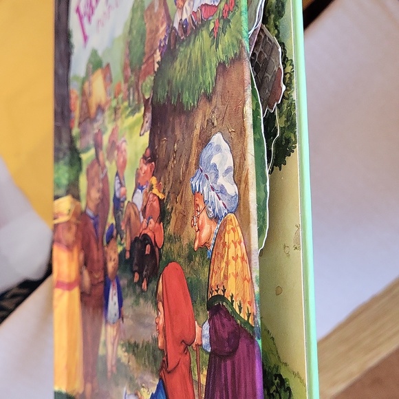 The Fairytale Village Pop-up playset vintage 1998 4 books paper dolls 3D houses - Picture 13 of 17